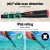 Weisshorn Pinpointer Metal Detector 40mm Sensitive Waterproof Handheld 360° Detection with LED & Vibrating Alarm Black