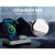 Devanti 4-in-1 Wireless Charger Dock White, Fast 15W Charging Station for Phone, iWatch, Airpods, USB, Foldable Design