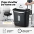 Devanti 12L Cross-Cut Shredder - 8-Sheet Capacity, Secure Home & Office Use, Credit Card Shredding, Overheat Protection