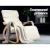 Artiss Beige Bentwood Rocking Armchair with Adjustable Footrest, 100% Cotton Cover, Durable Birch Plywood, 100x67x90cm