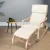 Artiss Bentwood Rocking Armchair Set with Footstool - 100% Cotton Beige Fabric, Durable Birch, High-Density Foam