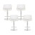 Artiss Galina Bar Stools, PU Leather, Adjustable, White, 63-83cm Seat Height, Contemporary Style, 4 Pack Artiss Galina Bar Stools, PU Leather, Adjustable, White, 63-83cm Seat Height, Contemporary Style, 4 Pack
