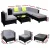 Gardeon 7-Piece Outdoor Sofa Set: UV-Resistant Wicker, Aluminium Frame, Cushions, Bonus Beige Covers, Coffee Table Included