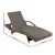 Gardeon Sun Lounge Wicker Beach Chair - Adjustable Aluminium Frame, UV-Resistant, 190cm, Grey & Beige, 1-Year Warranty
