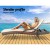 Gardeon 2PC Sun Lounge Set: Adjustable Wicker Lounger, UV-Resistant Aluminium Frame, 5cm Cushion, Grey & Beige, 190x70x