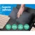 Gardeon Sun Lounge Wicker Lounger - Adjustable Black Outdoor Beach Chair, 4-Position, Weather-Resistant, 190cm x 70cm