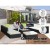 Gardeon 13-Piece Outdoor Sofa Set - UV-Resistant Wicker, Aluminium Frame, Glass Top, Cushions, Water-Resistant Cover