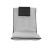 Artiss Floor Lounge Sofa Bed Recliner Chair, Adjustable 5-Position Folding Couch, Linen & Flocking, Grey, 98x46cm