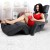 Artiss Floor Lounge Sofa Bed with Armrest, Adjustable Flocking Fabric, Charcoal, 195cm, Foldable & Cushioned