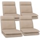 Artiss 4X Floor Chair Sofa in Linen Beige - Versatile Recliner with 5 Positions, Durable Steel Frame, Easy Storage Artiss 4X Floor Chair Sofa in Linen Beige - Versatile Recliner with 5 Positions, Durable Steel Frame, Easy Storage