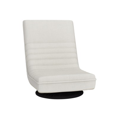 Artiss Floor Lounge Sofa - White Foldable Swivel Chair, Faux Linen, 360° Rotatable, High Resilience Cushion, 45x55x57cm Artiss Floor Lounge Sofa - White Foldable Swivel Chair, Faux Linen, 360° Rotatable, High Resilience Cushion, 45x55x57cm