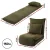 Artiss Green Floor Lounge Sofa Bed - Foldable, Corduroy, 6-Level Adjustable, Cat-Ear Edges, No Assembly Needed