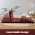 Artiss Foldable Floor Lounge Sofa Bed - 2 Seater, Adjustable, Corduroy Fabric, Orange, Cat-Ear Edge, No Assembly Needed