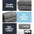 Artiss Lounge Sofa Bed, Faux Linen Fabric, 2-Seater, Grey, 167x95x13cm, Adjustable Comfort, Easy Storage