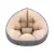 Artiss 4-in-1 Foldable Floor Lounge Sofa Bed Chair, Washable Beige, Versatile & Stylish, 1-Year Warranty