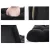 Artiss Lounge Sofa Bed, Flannel Fabric, Black, 96cm x 42cm x 13cm, Adjustable 14 Positions, Cushioned Comfort