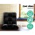 Artiss Lounge Sofa Bed, Flannel Fabric, Black, 96cm x 42cm x 13cm, Adjustable 14 Positions, Cushioned Comfort