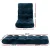 Artiss Adjustable Floor Lounge Sofa Bed - Navy Flannel Fabric, 14 Positions, Steel Frame, Cushioned Comfort, 96cm x 42cm