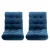 Artiss 2PCS Adjustable Floor Lounge Sofa Bed - Navy Flannel, 14 Positions, High Resilience Foam, Sturdy Steel Frame Artiss 2PCS Adjustable Floor Lounge Sofa Bed - Navy Flannel, 14 Positions, High Resilience Foam, Sturdy Steel Frame