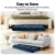 Artiss 2PCS Adjustable Floor Lounge Sofa Bed - Navy Flannel, 14 Positions, High Resilience Foam, Sturdy Steel Frame Artiss 2PCS Adjustable Floor Lounge Sofa Bed - Navy Flannel, 14 Positions, High Resilience Foam, Sturdy Steel Frame