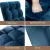 Artiss 2PCS Adjustable Floor Lounge Sofa Bed - Navy Flannel, 14 Positions, High Resilience Foam, Sturdy Steel Frame Artiss 2PCS Adjustable Floor Lounge Sofa Bed - Navy Flannel, 14 Positions, High Resilience Foam, Sturdy Steel Frame