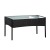 Gardeon 4 Seater Outdoor Sofa Set - Black Rattan, Steel Frame, Tempered Glass Table, Cushions, Storage Cover Included