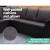 Gardeon 8-Seater Outdoor Sofa Dining Set – Black Wicker, Steel Frame, UV & Weather Resistant, Cushioned Comfort