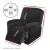 Artiss Recliner Chair Cover Velvet 1-Seater Black - Luxurious Comfort, Anti-Slip, Machine Washable, Easy Fit