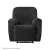 Artiss Recliner Chair Cover Velvet 1-Seater Black - Luxurious Comfort, Anti-Slip, Machine Washable, Easy Fit
