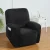 Artiss Recliner Chair Cover Velvet 1-Seater Black - Luxurious Comfort, Anti-Slip, Machine Washable, Easy Fit