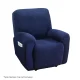 Artiss Recliner Chair Cover, Velvet, 1-Seater, Navy, Luxurious Comfort, Anti-Slip, Machine Washable, Easy Fit