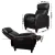 Artiss Black PU Leather Reclining Armchair - Premium Comfort with Adjustable Recline, Thick Cushion & Sleek Design