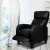 Artiss Black PU Leather Reclining Armchair - Premium Comfort with Adjustable Recline, Thick Cushion & Sleek Design