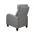 Artiss Fabric Reclining Armchair, Metal Structure, Grey, 102x69x65cm - Ultimate Comfort with Adjustable Recline Artiss Fabric Reclining Armchair, Metal Structure, Grey, 102x69x65cm - Ultimate Comfort with Adjustable Recline