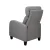 Artiss Fabric Reclining Armchair, Metal Structure, Grey, 102x69x65cm - Ultimate Comfort with Adjustable Recline
