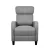 Artiss Fabric Reclining Armchair, Metal Structure, Grey, 102x69x65cm - Ultimate Comfort with Adjustable Recline