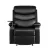 Artiss Erika Black Leather Recliner Chair with 360° Tray Table - Ultimate Comfort & Style for Any Room