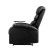 Artiss Erika Black Leather Recliner Chair with 360° Tray Table - Ultimate Comfort & Style for Any Room