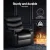 Artiss Erika Black Leather Recliner Chair with 360° Tray Table - Ultimate Comfort & Style for Any Room