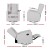 Artiss Recliner Armchair, Grey Faux Linen, 360° Swivel, 74x93x98cm, Ergonomic, Remote-Controlled, 1-Year Warranty Artiss Recliner Armchair, Grey Faux Linen, 360° Swivel, 74x93x98cm, Ergonomic, Remote-Controlled, 1-Year Warranty
