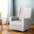 Artiss Recliner Armchair, Grey Faux Linen, 360° Swivel, 74x93x98cm, Ergonomic, Remote-Controlled, 1-Year Warranty