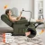 Artiss Heated Massage Recliner Chair Velvet Green, 8-Point Massage, Phone Holder, USB Ports, 150kg Weight Capacity