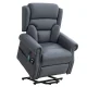 Artiss Electric Power Lift Recliner Chair with Massage & Heat, Skin-Friendly Fabric, 8-Point, 86x98x107cm, Grey