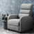 Artiss Recliner Armchair, Faux Linen Fabric, Grey, 64.5x89x98cm, High-Resilience Foam, Adjustable Comfort Chair