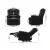 Artiss Recliner Chair, PU Leather, Black, 82x95x100cm, Luxury Home Cinema Seating, Adjustable Comfort