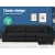 Artiss Modular Sofa Chaise Set 5-Seater Dark Grey Faux Linen, Customised Layout, Removable Covers, Sturdy Wood Frame