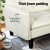 Artiss Serena 3-Seater Sofa Bed - Tufted Faux Linen, Adjustable Backrest, Space-Saver for Small Homes, Beige