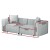 Artiss Alvin 2-Seater Modular Sofa Chaise Set - Grey, Modern Design, Plush Comfort, Durable Frame, 1-Year Warranty
