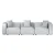 Artiss Alvin 3-Seater Modular Sofa Chaise Set - Grey, Modern Comfort with Linen Upholstery & Durable Wood Frame