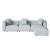 Artiss Alvin 4-Seater Modular Sofa Chaise Set, Grey - Modern Comfort, Durable Design, 1-Year Warranty